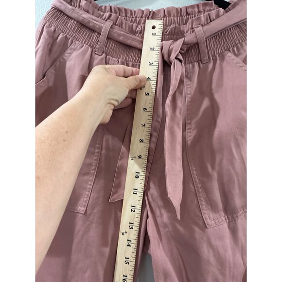 Abercrombie & Fitch Belted Paperbag Utility Joggers Elastic Ankle NWT Medium - Picture 7 of 10